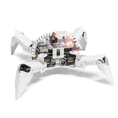 SunFounder Spider Robot Kit for Raspberry Pi 4 B 3 B+,   Python/Ezblock and Web