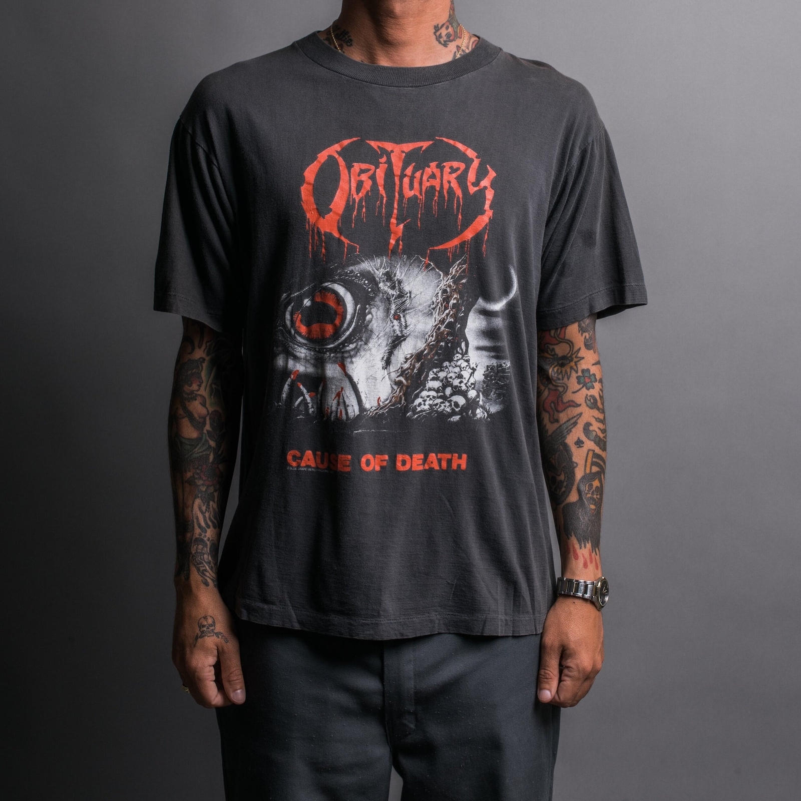 Fear of God ‘Obituary’ vintage Tシャツ Vintage Obituary 