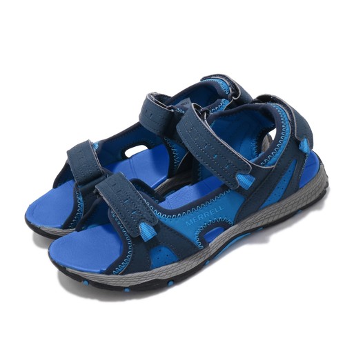 

Merrell Panther Sandal 2.0 Navy Blue Grey Детские дошкольные спортивные сандалии MK262993, Синий, Panther Sandal 2.0 Navy