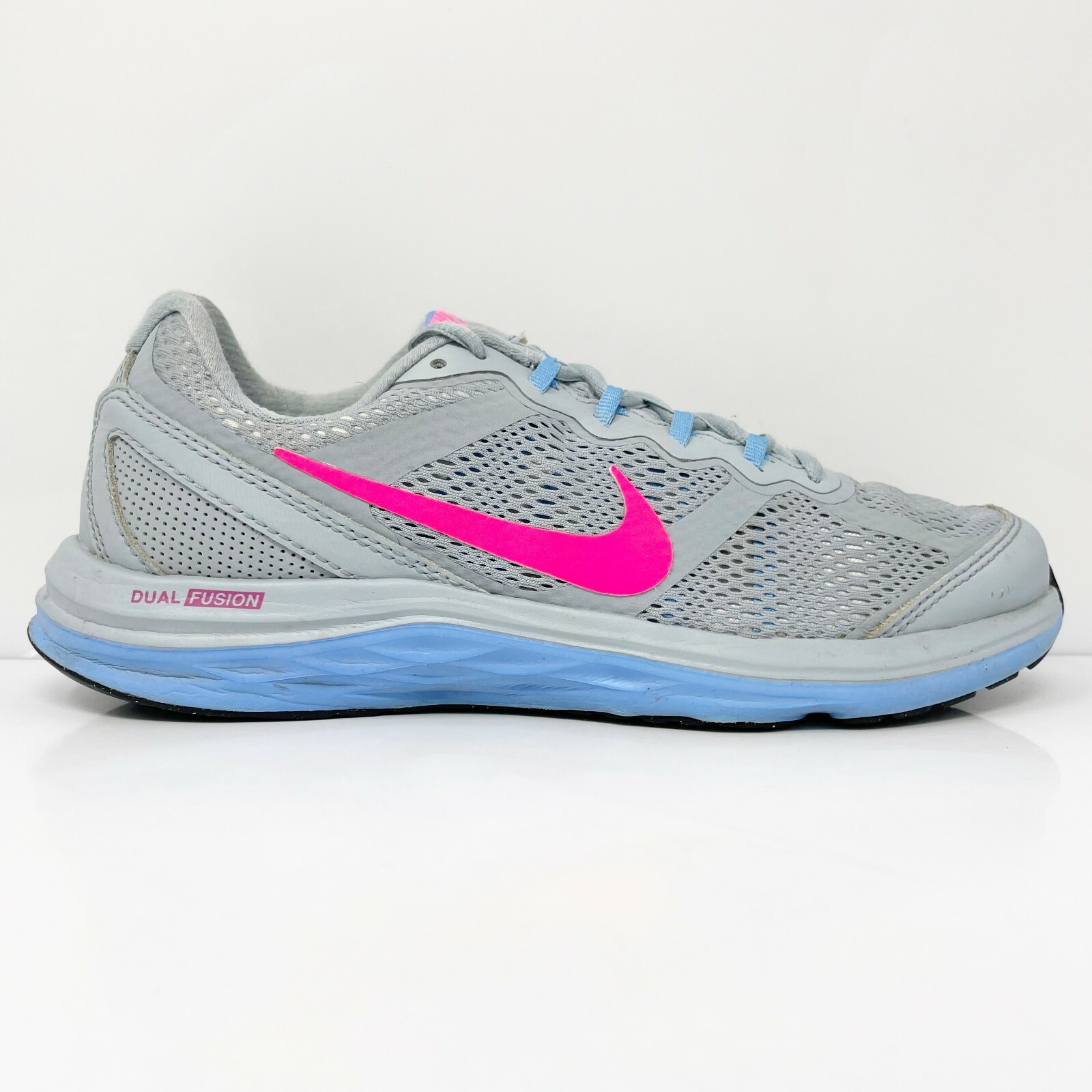 Nike Womens Dual Fusion Run 3 653594-002 Серые кроссовки для бега, размер 8