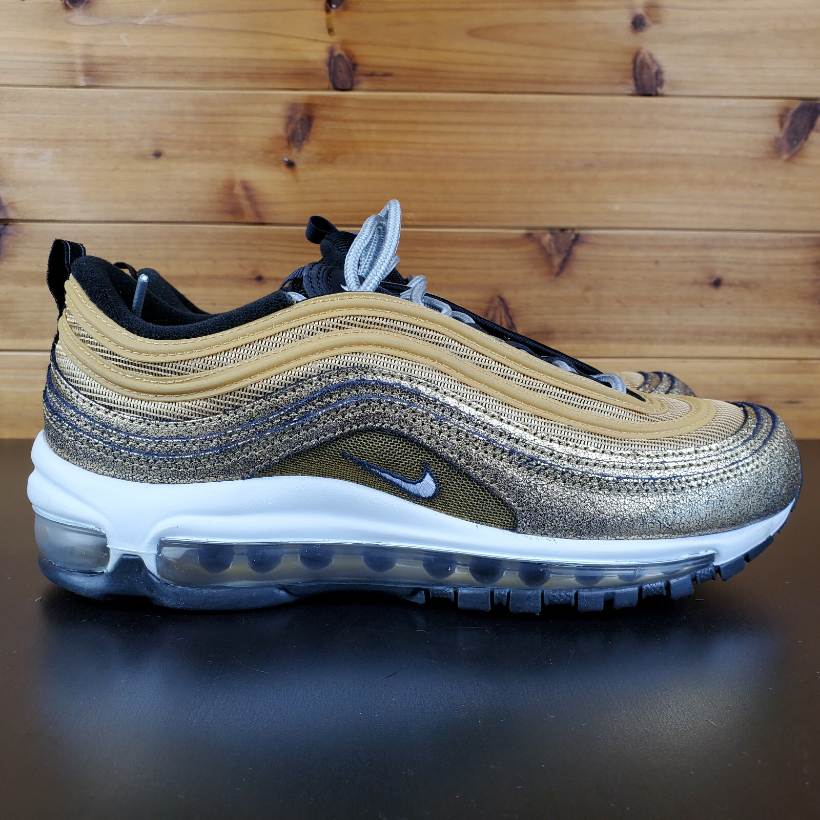 ☆韓国の人気☆【NIKE】☆NIKE AIR MAX 97 OG(W)☆22-29cm☆ NIKE WMNS AIR MAX 97 OG METALLIC SILVER/CHLORINE BLUE 22FA-I