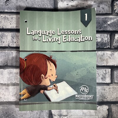 Language Lessons for a Living Education 1 Master Books Textbook Pratt - AS IS