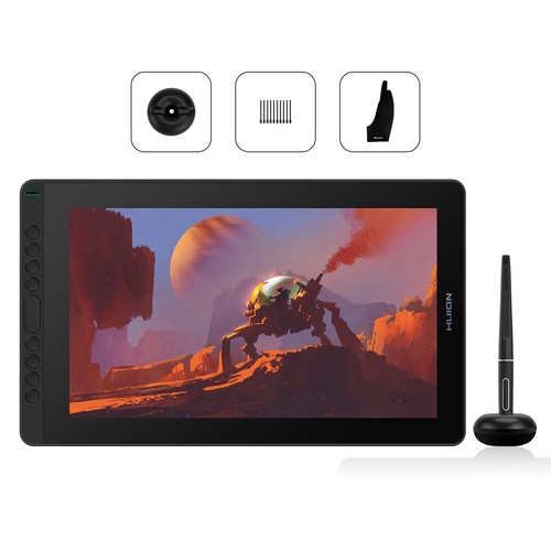 HUION Kamvas 16 2021 Graphics Tablet Pen Display 120% sRGB 15,6" Refurbished