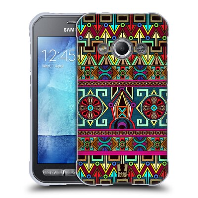 HEAD CASE DESIGNS TIBETAN PATTERN SOFT GEL CASE FOR SAMSUNG PHONES 4
