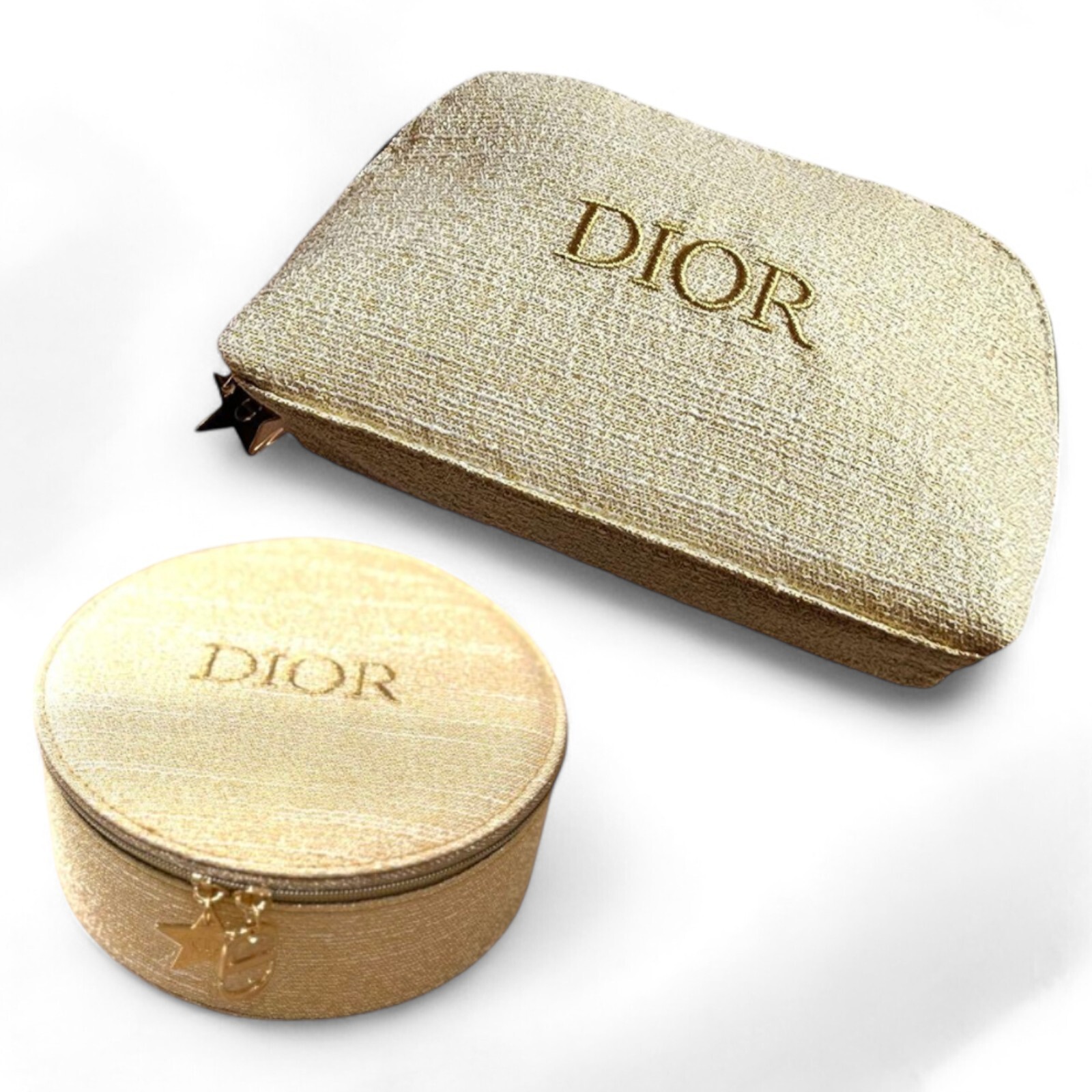 Dior Novelty VANITY Pouch set Round Shape Christmas Limited Dior Novelty VANITY Pouch set Round Shape Christmas Limited