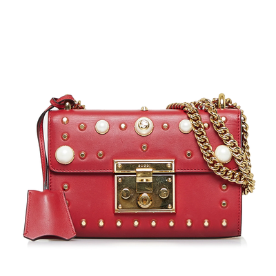Gucci bag with best sale pearls