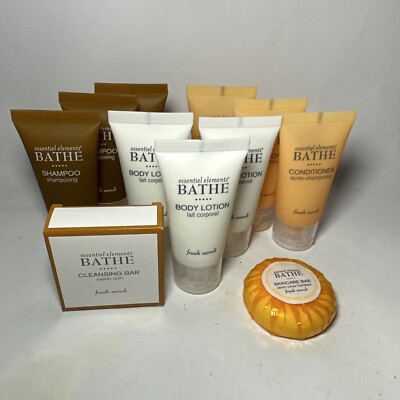 Gilchrist & Soames Essential Elements Bathe w/ Fresh Neroli Travel Lot 11 New