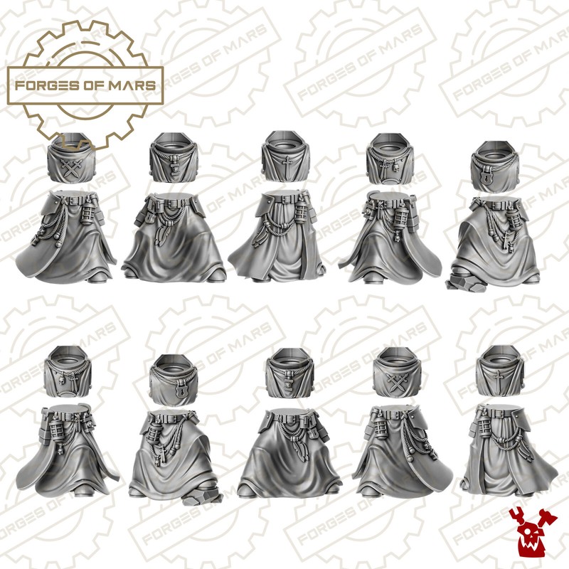 Marines - Dark Legion - Black Lions Bodies (X10)