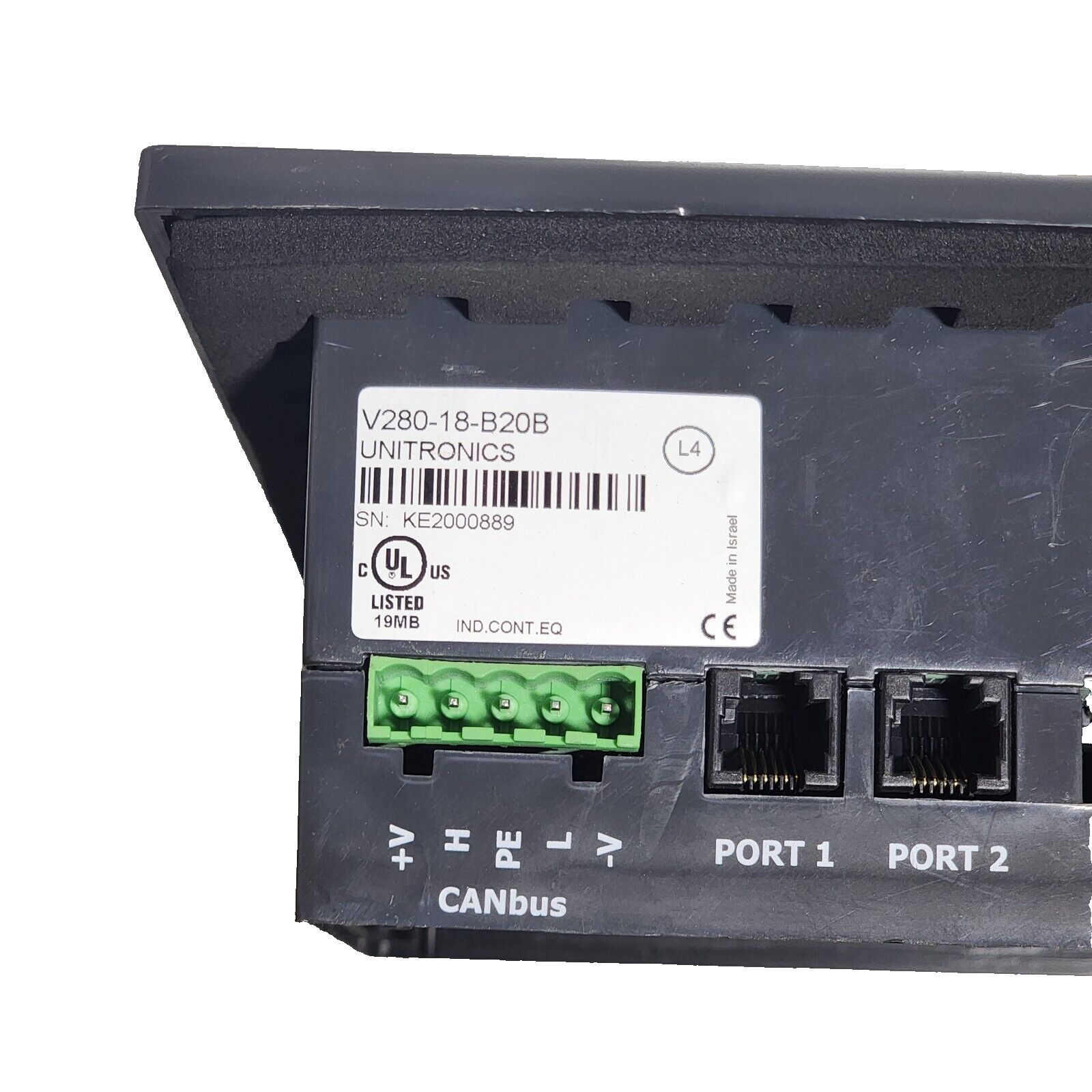 Unitronics Vision 280 V280-18-B20B Programmable Controller Unitronics Vision 280 V280-18-B20B Programmable Controller