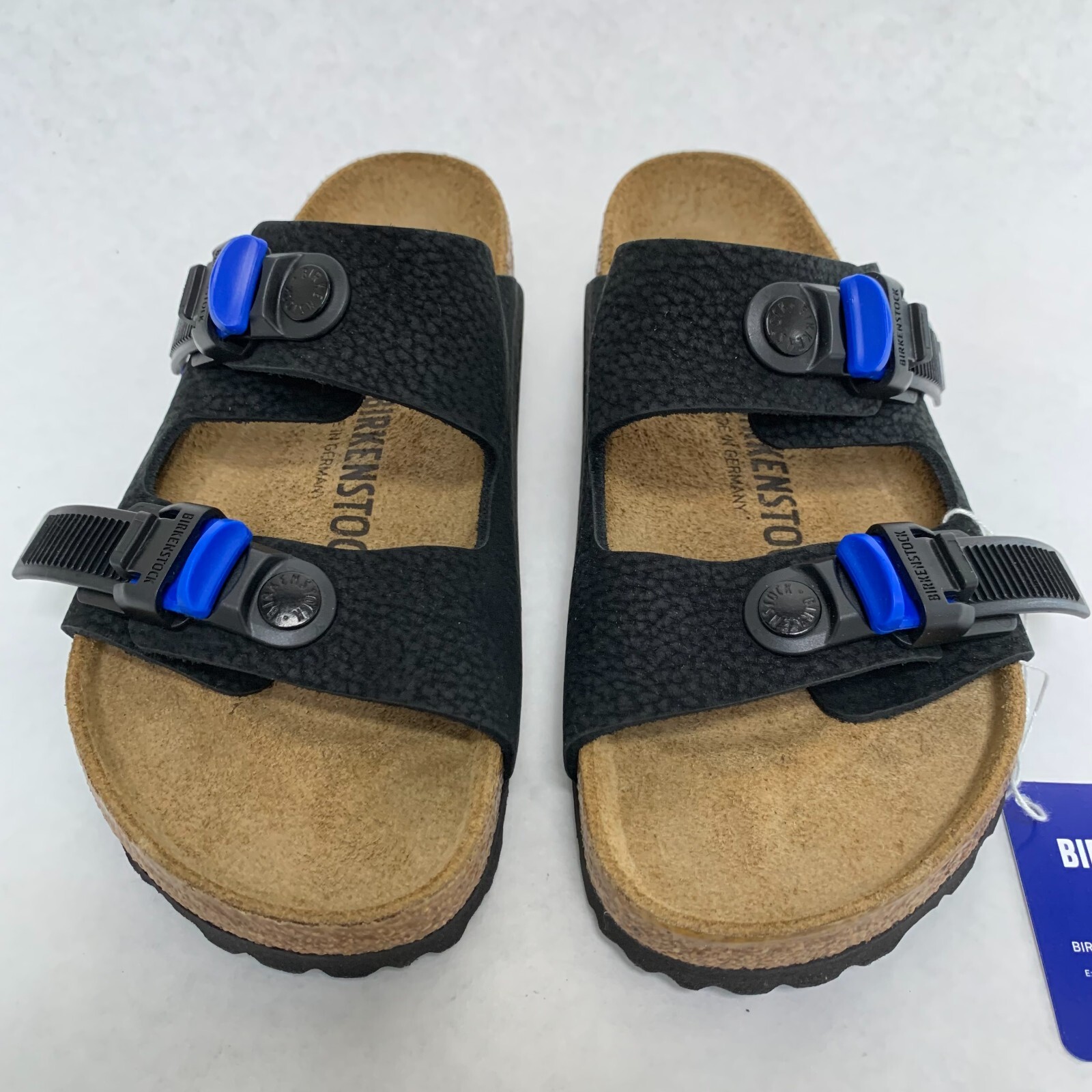 New w/o Box 1774 Birkenstock Arizona Tech Adererror Black