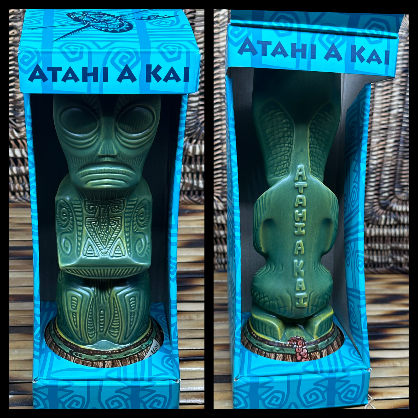 Mug Tiki Reesenik TV Rum Barrel Nouveau Dans La Boîte Trader Vic’s Atahi A Kai