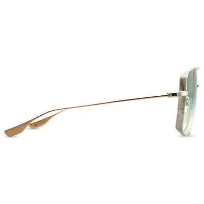 Pre-owned Dita Dubsystem Dts157-a-03 Silver Rose Gold Turquoise Navigator Large Sunglasses