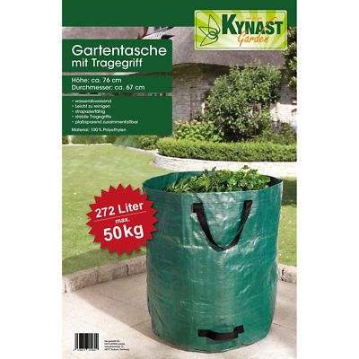 272 Liter Gartenabfallsack doppelte Nähte Gartensack Laubsack Gartentasche Laub