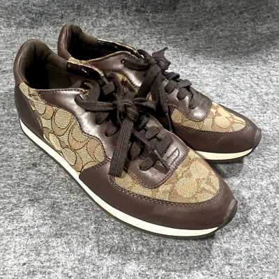 Coach top canvas shoes