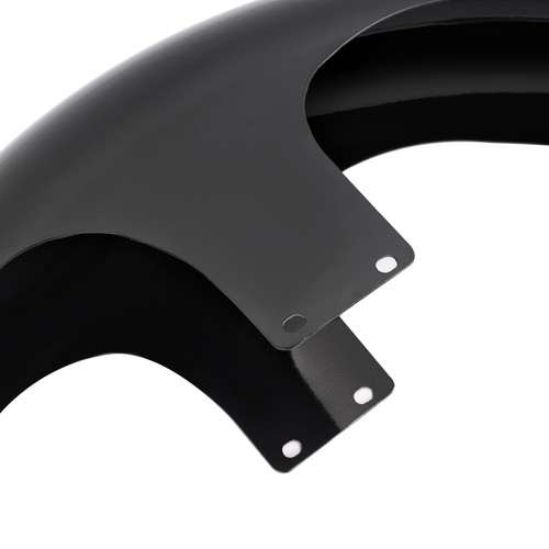 Steel 19" Wrap Front Fender Black For Harley Touring Street Road Glide