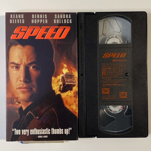 F-1GRAND PRIX1990　DRIVER′S EYE2　VHS Speed (VHS, 1994) - Keanu Reeves, Sandra Bullock - Like New