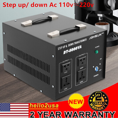 Heavy Duty 5000W 10000W Voltage Transformer Step Up/Down 110V to 220V Converter