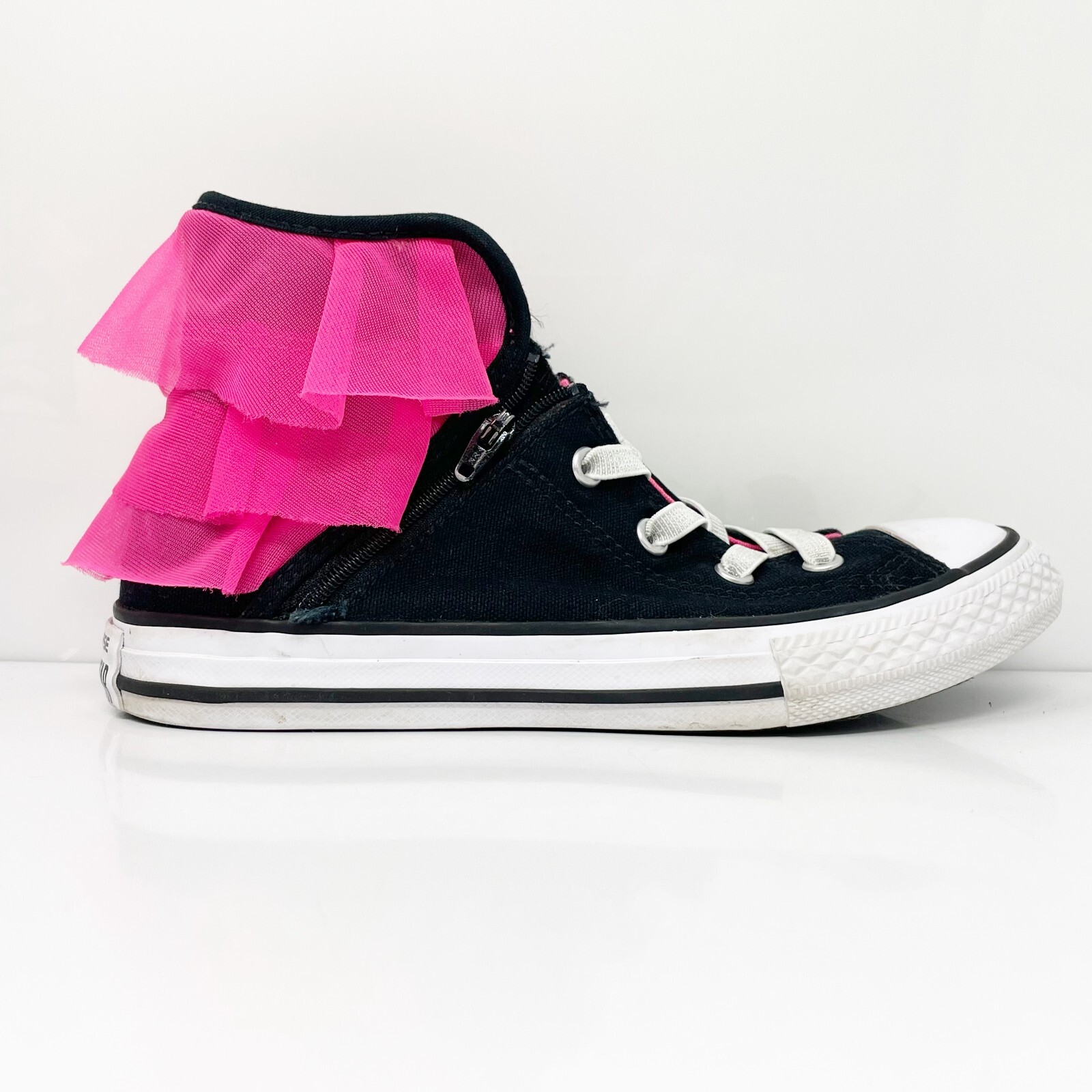 Converse Girls Chuck Taylor All Star 658889F Черные повседневные кроссовки, размер 2