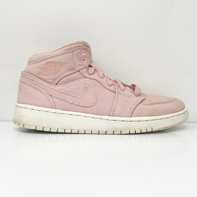 

Nike Girls Air Jordan 1 554725-620 Розовые баскетбольные кроссовки Размер 5Y, Розовый, Air Jordan 1