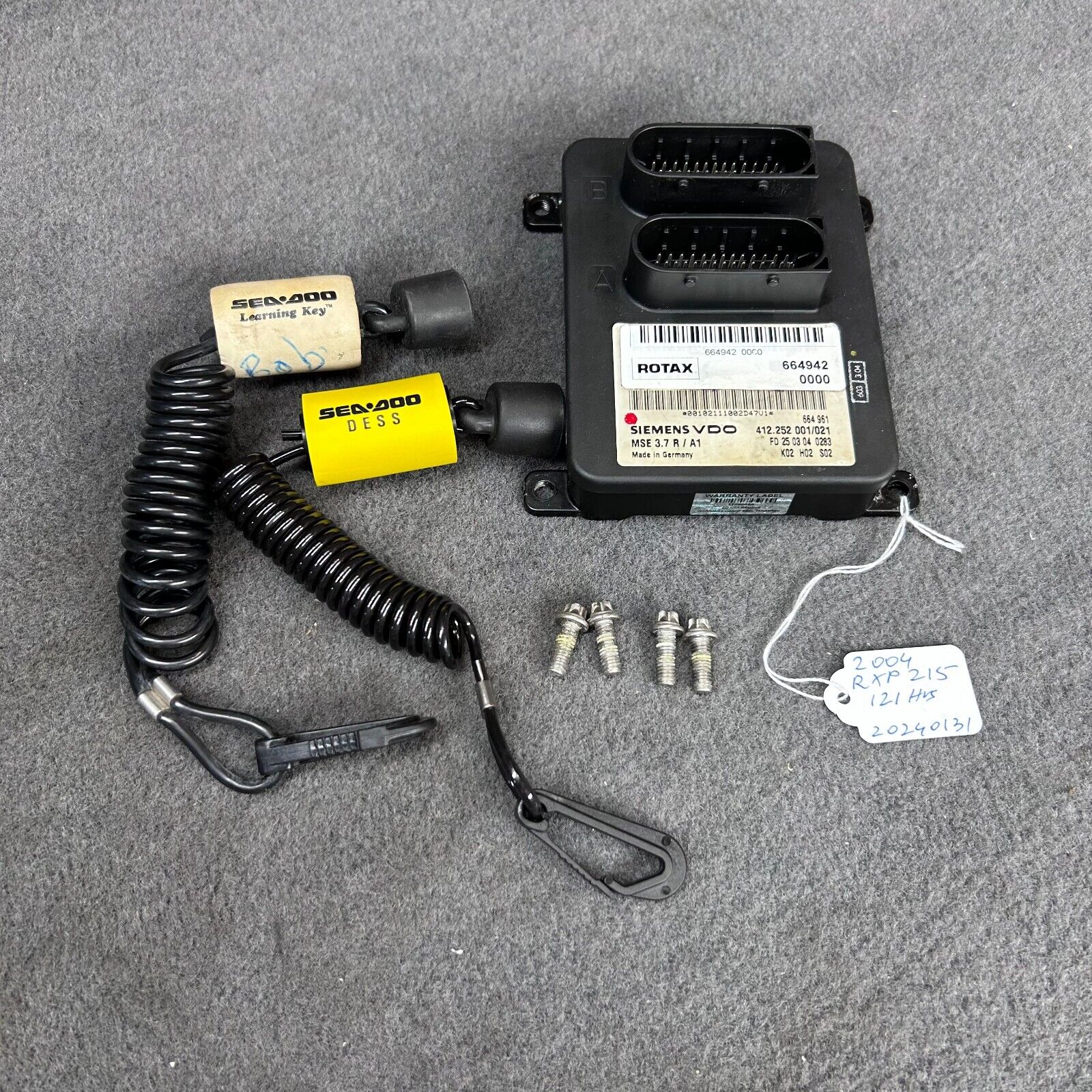 2004 Sea Doo RXP Electronic Control Unit Module ECU ECM 2004 Sea Doo RXP Electronic Control Unit Module ECU ECM
