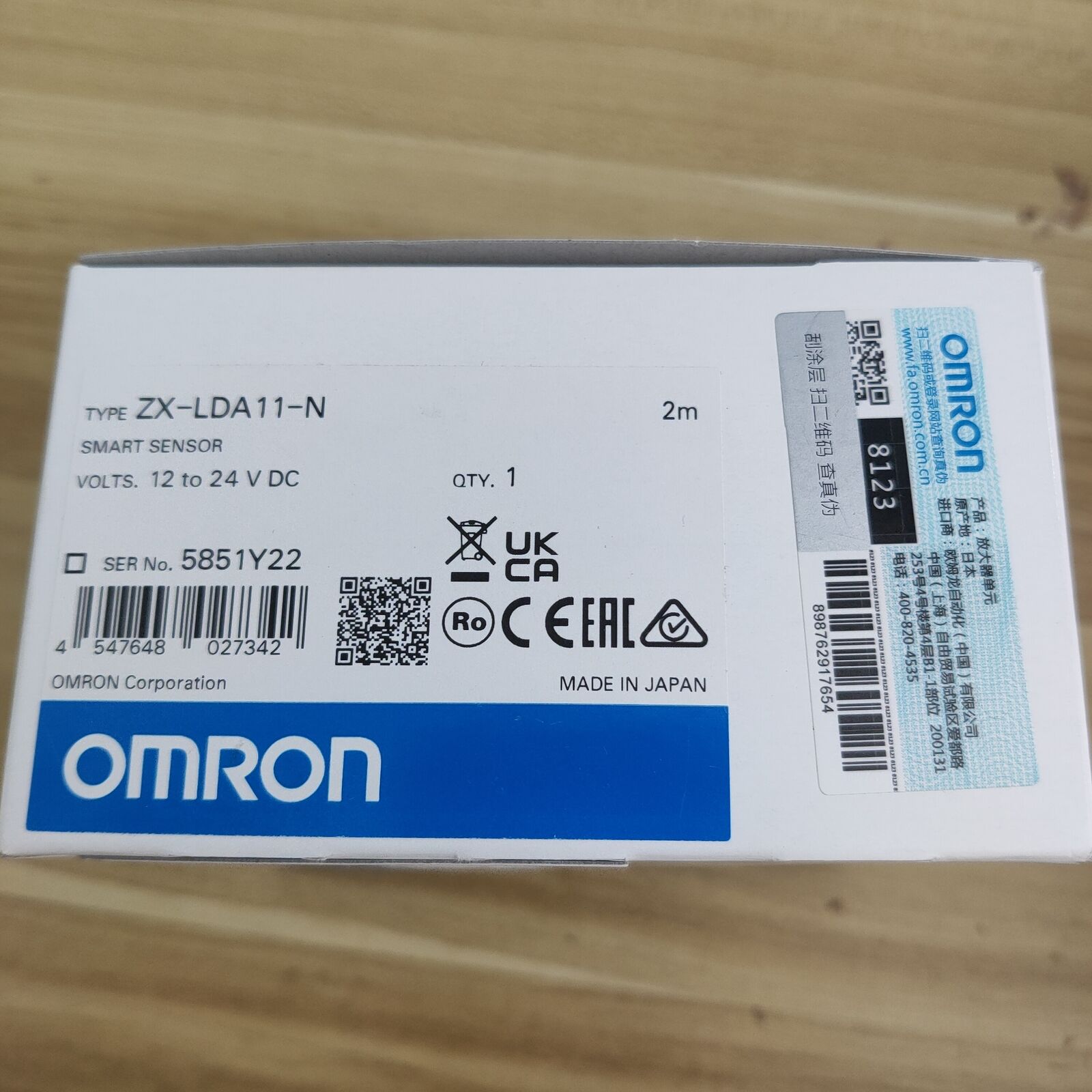 NEW 1PCS OMRON sensor ZX-LDA11-N | eBay NEW 1PCS OMRON sensor ZX-LDA11-N | eBay
