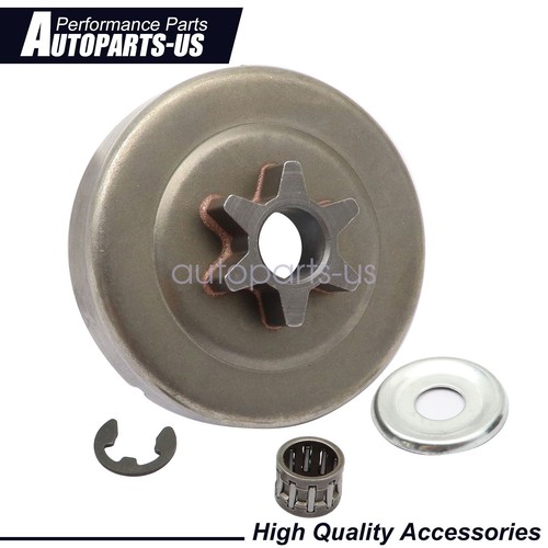 3/8"-6T Spur Clutch Drum Sprocket Kit For Stihl MS171 MS181 MS211 Chainsaw