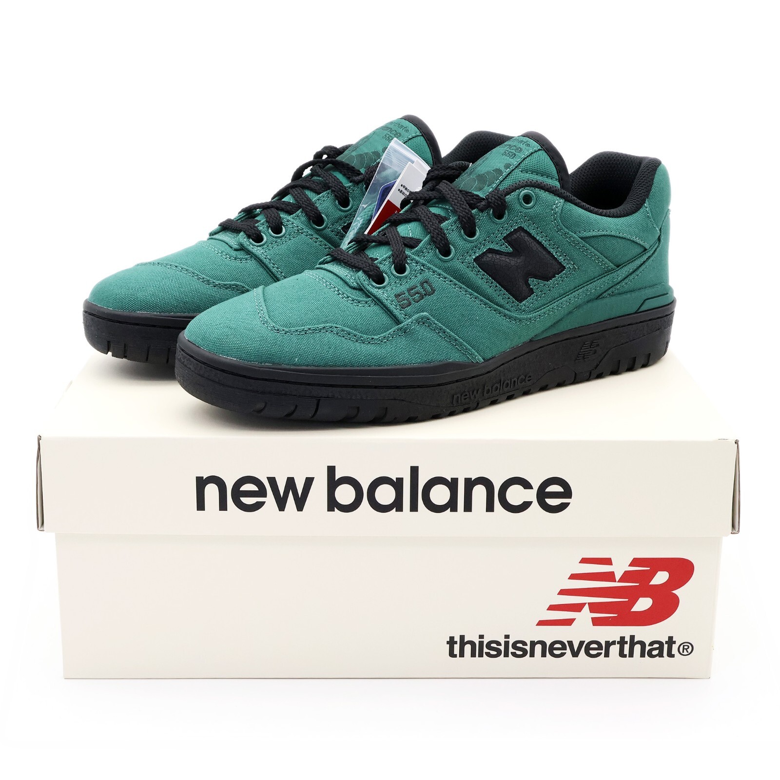 BB550TH thisisneverthat New Balance 550 Green Black (Men's BB550TH thisisneverthat New Balance 550 Green Black (Men's