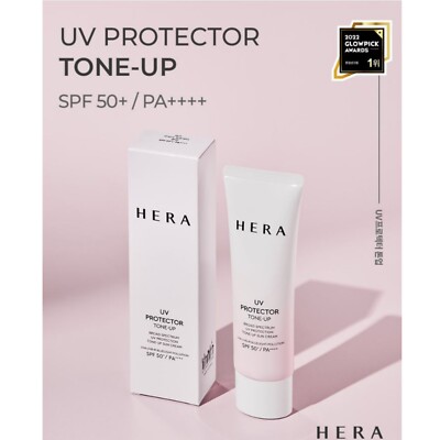 Hera UV Protector Tone-Up SPF 50+ /PA++++ 50ml Broad Spectrum UV Protection