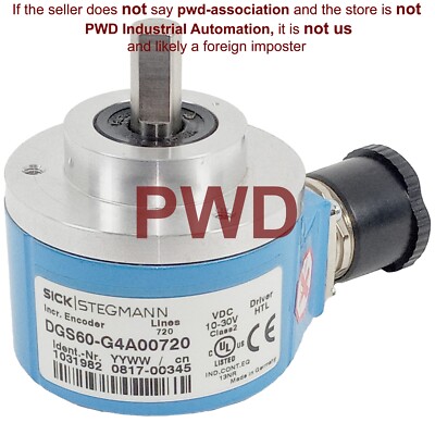 NEW Sick Stegmann DGS60-G4A00720 DGS60G4A00720 1031982 Incremental Encoder