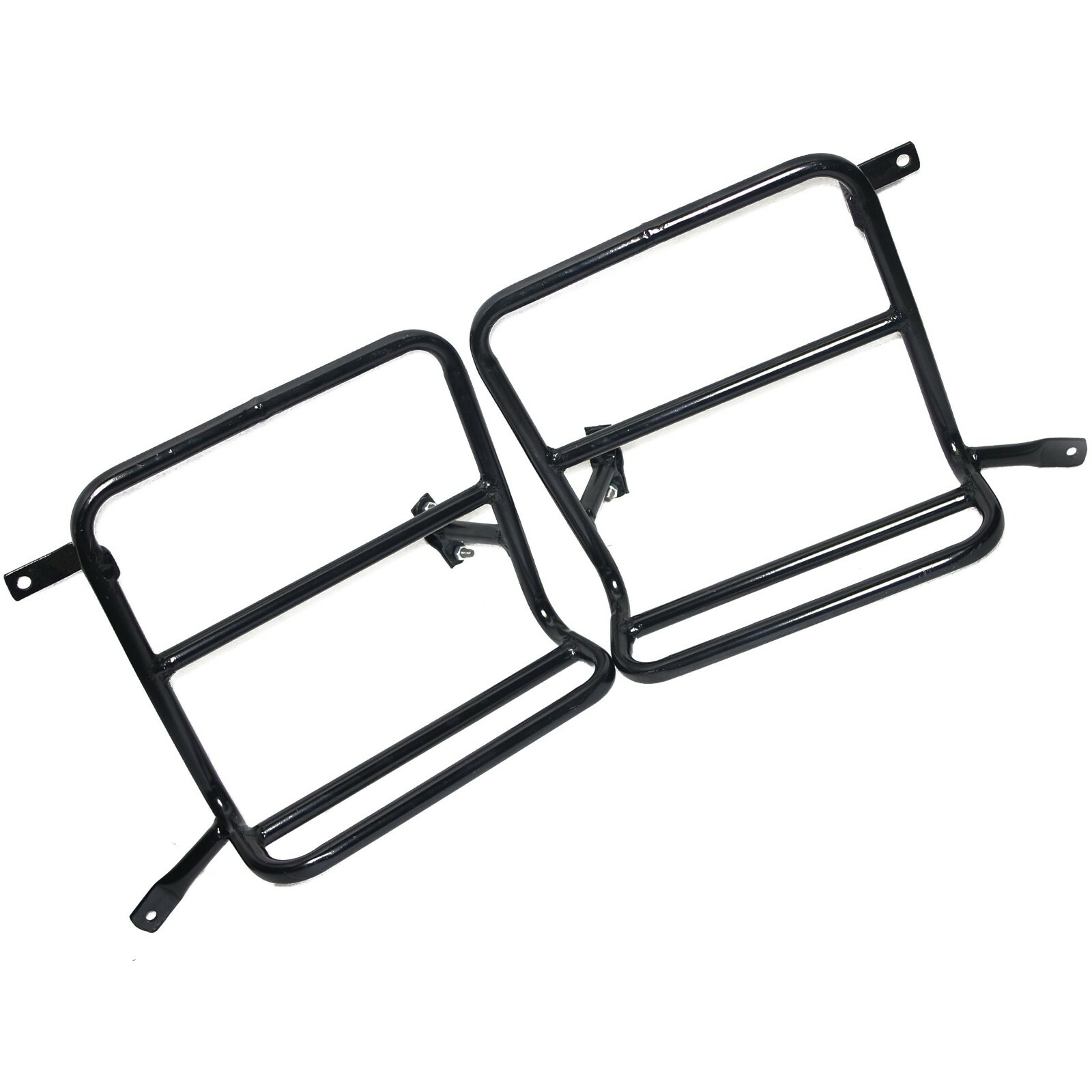 Fits Royal Enfield Classic 350 500 Military Pannier Fitting Frame Set Black  
