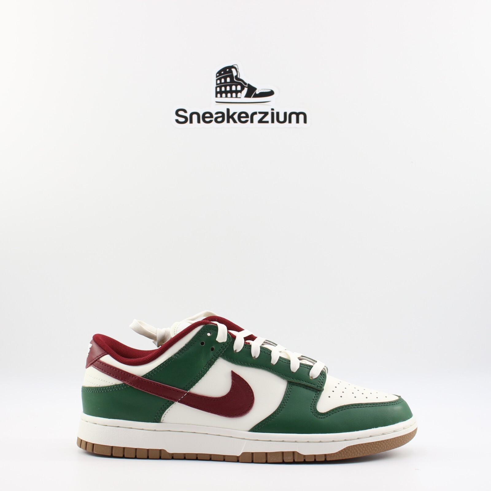 

Мужские новые кроссовки Nike Dunk Low Gorge Green White Red FB7160-161, Multicolor, Nike Dunk Low