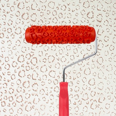 7'' Patterned Paint Roller for Wall Decoration Classic Brick Embossing Textur...