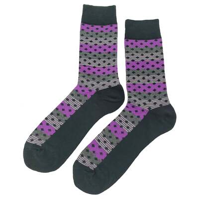 Novelty Men 8-12 Multicolor Crazy Fun Sockfly