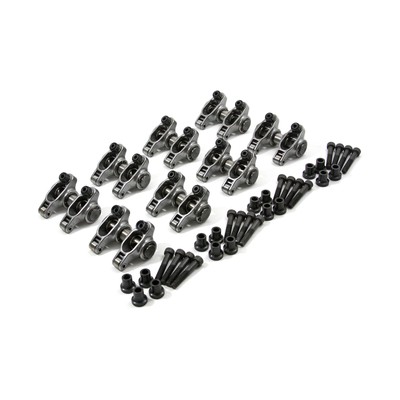 Chevy GM LS1 / LS6 1.8 Ratio Adjustable Stainless Steel Roller Rocker Arm Set