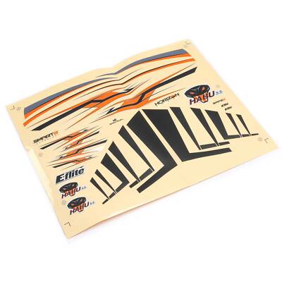 E-flite Decal Sheet Habu SS 50mm EDF EFL02367 Decals Trim Pilots Scale Accys