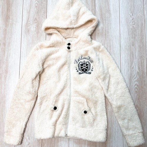 Smyeon Compact lace zip hoodie　白 Smyeon（スミョン）の「Compact lace zip hoodie / レース付き