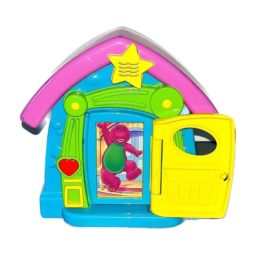 Vintage 2001 Mattel Barney House With Sound Works Plays