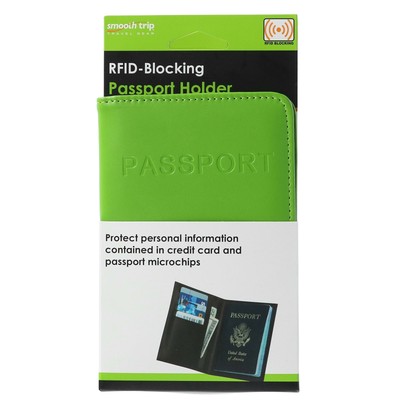 New Smooth Trip RFID Blocking Passport Wallet