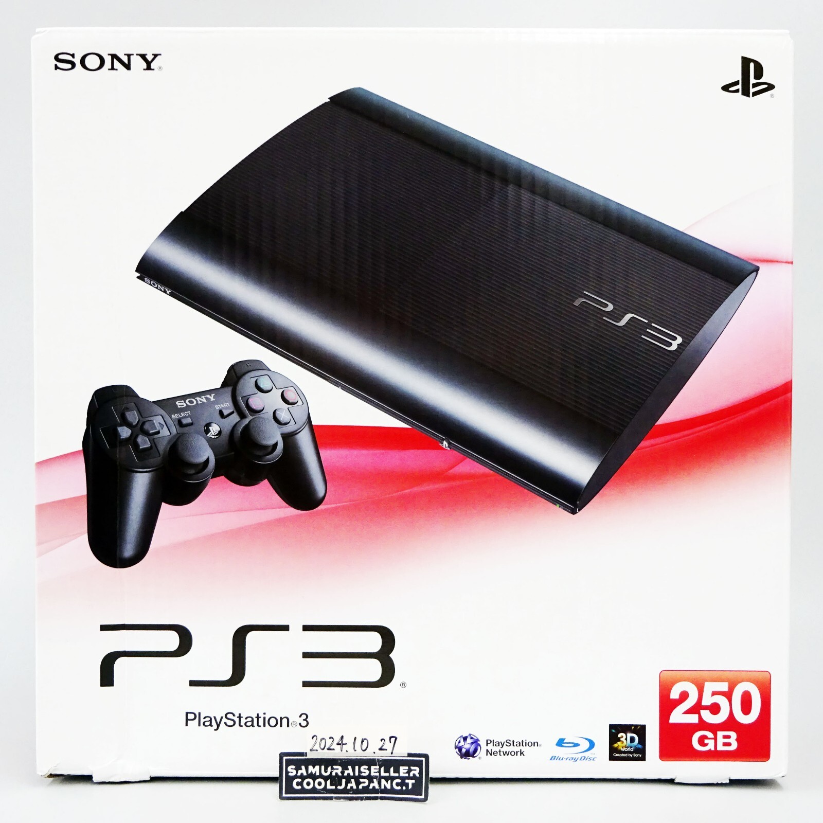 SONY PS3 PlayStation 3 250GB Charcoal Black CECH-4200B Console Japan NEW SONY PS3 PlayStation 3 250GB Charcoal Black CECH-4200B Console Japan NEW