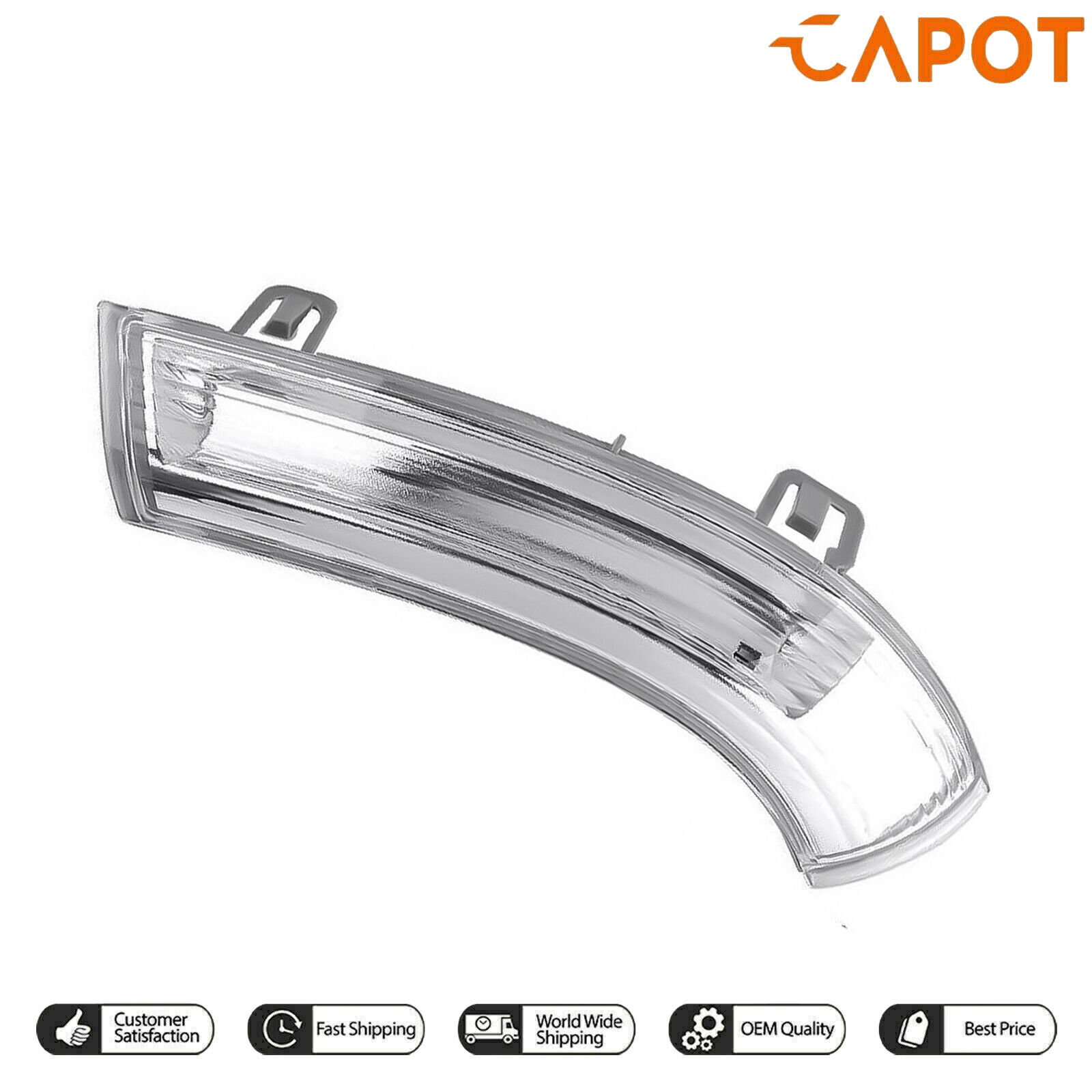 Para VW Golf Passat Jetta Sharan Seat Luz indicadora espejo retrovisor izquierdo
