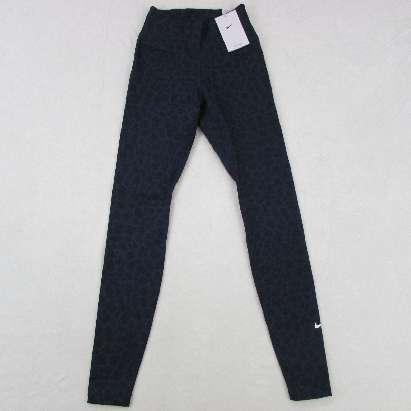 nike navy leopard print leggings