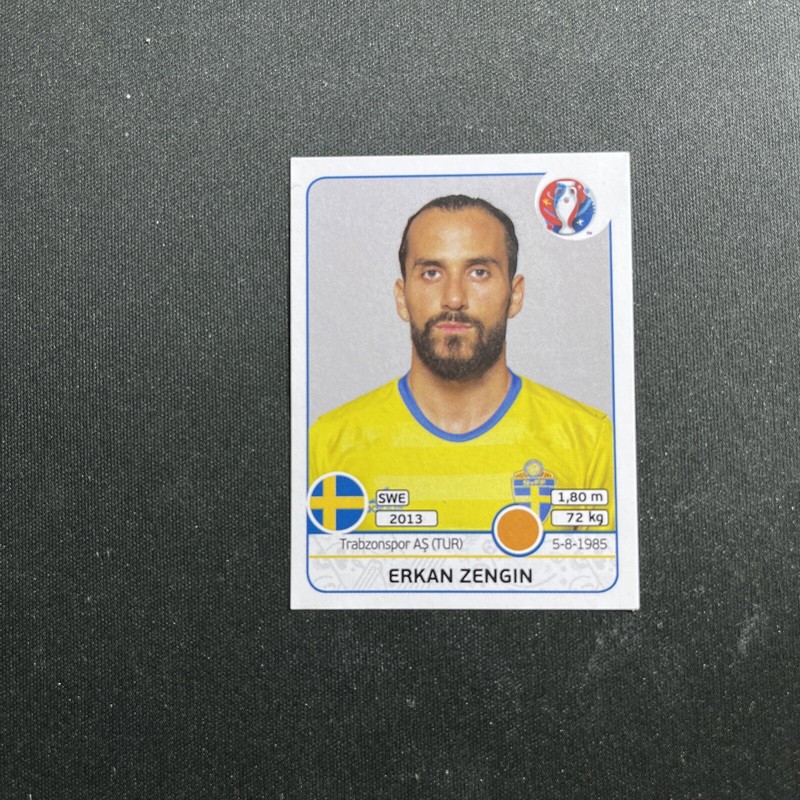 563 Zengin Suede Panini Uefa Euro 2016 Football