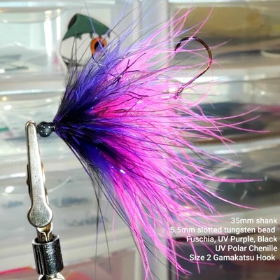 Fulling Mill TFP Intruder Black Size 2 - Streams of Dreams Fly Shop 4 Flies