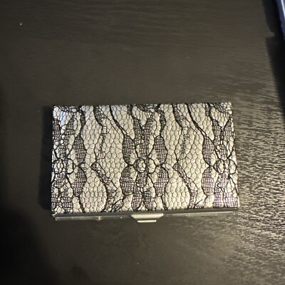 Profusion EyeShadow Palette 12 Shimmer Shades w/ Mirror 50336 Silver Card Case 
