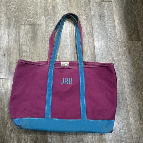 90's LLBean トートバッグ パープル 紫 ビンテージ ラージ L 90's LLBean トートバッグ パープル ムラサキ ビンテージ ラージ L