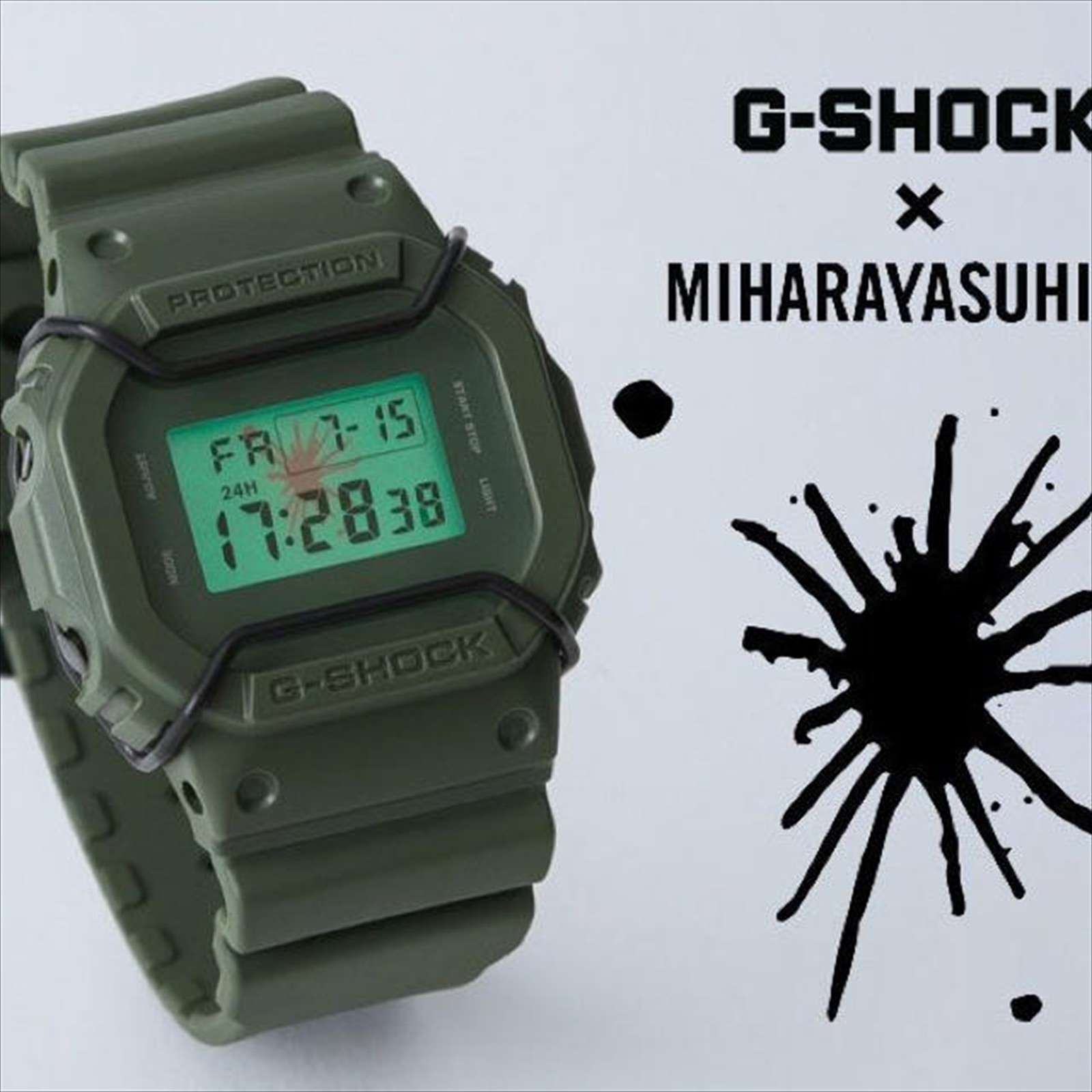 NEW DW-5600 Casio G-Shock x MiharaYasuhiro Khaki Green NEW DW-5600 Casio G-Shock x MiharaYasuhiro Khaki Green