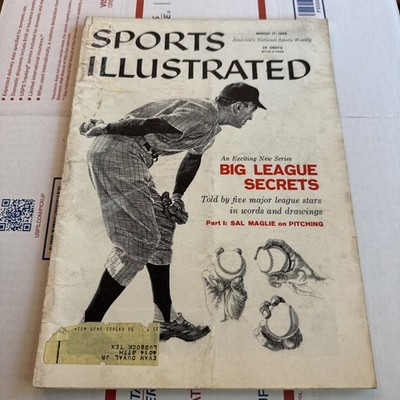 Sports Illustrated March 17, 1958 Sal Maglie - New York Yankees 