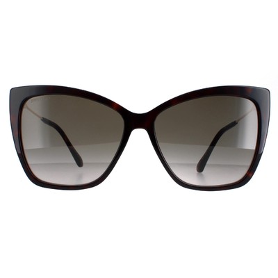 Jimmy Choo Sunglasses Seba/S 086/HA Dark Havana Brown Gradient