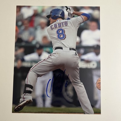 JORGE CANTU TEXAS RANGERS SIGNED AUTOGRAPHED 8x10 PHOTO A
