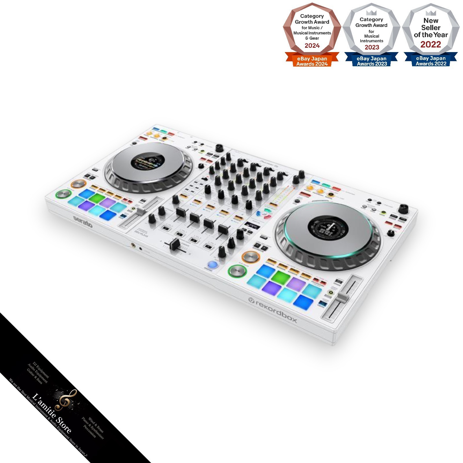 Pioneer DDJ-FLX10-W DJ Controller 4ch Track Rekordbox Serato